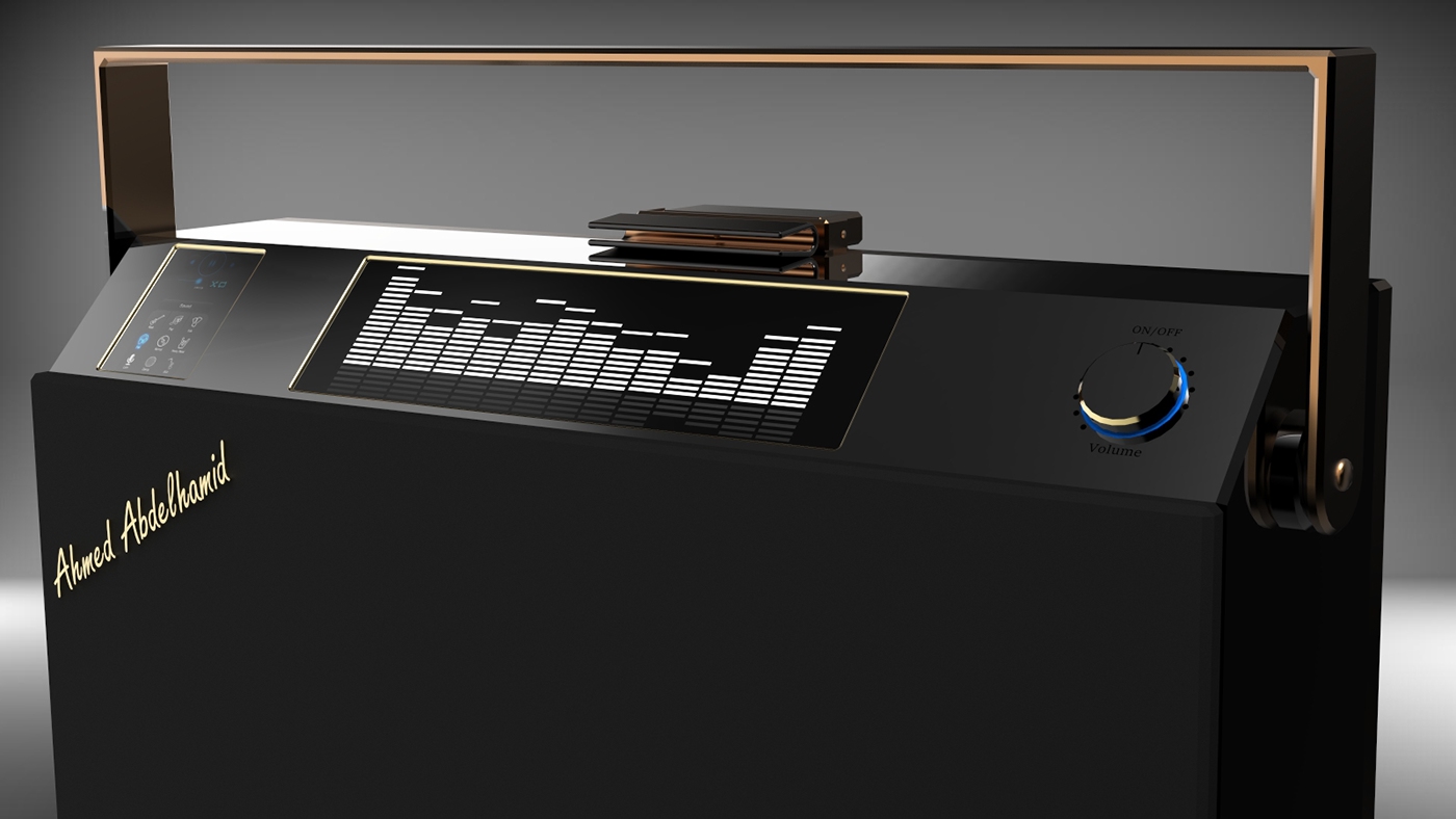 Metal，texture，icspeaker，loudspeaker box，industrial design，